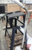 Craftsman router table, metal utility stand, standing utility light