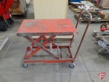 A&G cart on casters with table