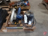 Ryobi circular saw and 1/4hp ACE sump pump
