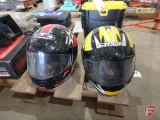 HJC Signal full face DOT helmet, size M and Cirus CS-10 full face DOT helmet, size S