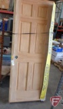 Mastercraft 6-panel interior pine wood door, never used