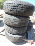 (4) Firestone Precision Touring P21570R15 tires on rims