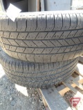 (1) Ohtsu 215/60R16 tire and (1) Goodyear P22560R17 tire