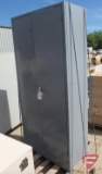 2-door metal shop cabinet, door is stuck shut