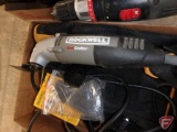 Rockwell Sonicrafter RK5110K oscillating multi-tool with detail sander pads and other cut-off tool
