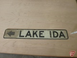 Lake Ida sign