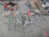 (2) folding work stands
