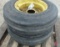 (2) John Deere 6-bolt rims with Firestone tires, 750x16