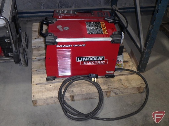 Lincoln Electric R350 Power Wave welder and Lincoln Electric 25M Power Feeder