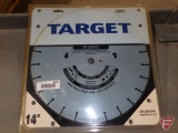 Target GH series handheld high speed dry/wet cutting diamond saw blade, 14