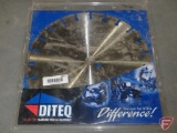 Diteq model D-70017, diamond saw blade dry/wet 14