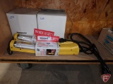 (2) cordless Panasonic lanterns, (2) fluorescent lights with outlets