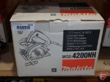 Makita 4200NH circular saw, 120v, 9.1 amps