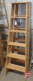 6' Holland wooden step ladder