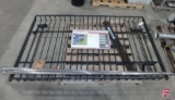Truck roof rack, side rails, Traxion tailgate ladder, Yakima bug deflector