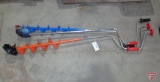 (3) manual ice hole augers