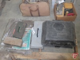 Craftsman powder actuated tool, reflectors, tool kit, Craftsman circular saw