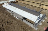 Misc. steel shed finishing trim: roof cap, corner, rake, and drip channel