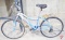Blue Next Avalon bicycle and #474 red men's Trek Marlin 5 bike