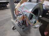 Blower fan with electric motor and circuit board