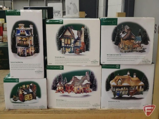 Dept 56, Dickens Village. 6 pcs