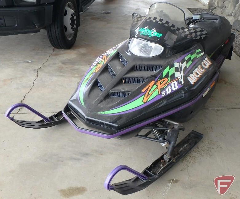 まりも 1995 Arctic Cat ZR 580 snowmobile, 1978 miles, sn | Proxibid