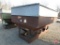 Dakon approx. 250 bushel gravity box with steel extension