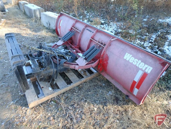 10 ft. Western snow plow with skid loader mounts