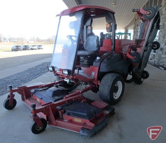 2013 Toro Groundsmaster 5900D 16' diesel wide area rotary mower, 4,465 hours