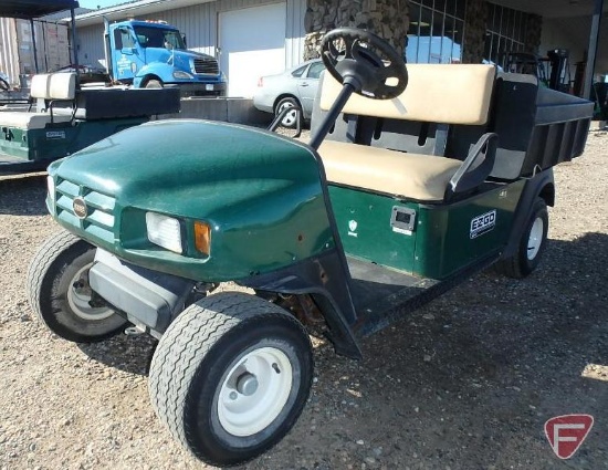 2006 MPT electric utility vehicle with manual poly dump box, green, 2, 970 hrs.