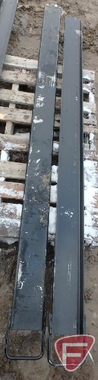 84" Light duty fork extensions, 4.5" inside width
