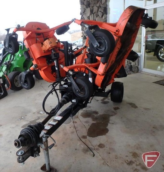 2013 Landpride All-Flex 11'1" cut bat wing finishing mower, model AFM4211, sn 622418