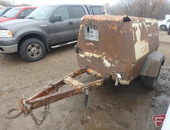 1997 Ingersoll-Rand 185 CM trailer compressor