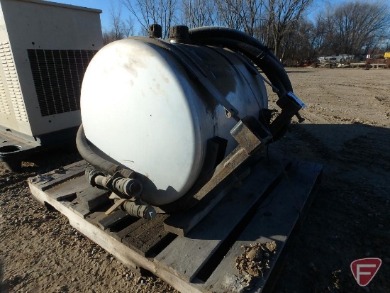 Wet kit with aluminum tank, pump valve, can be mounted