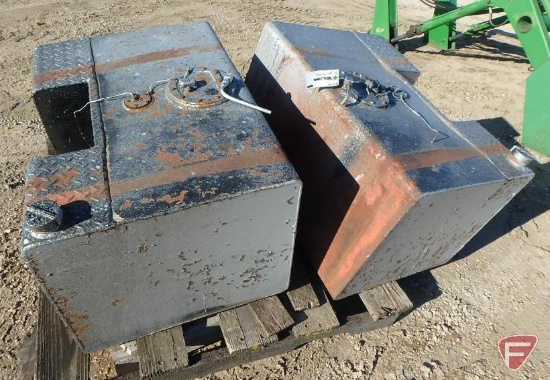 (2) Truck gas tanks