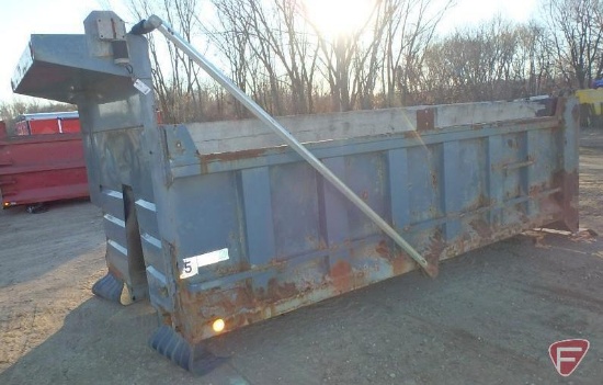 16' Gravel box with hoist cylinder