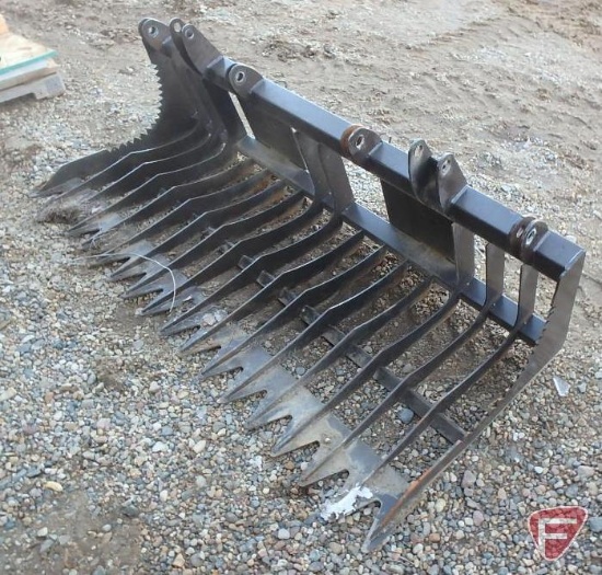 rock bucket skid steer attachment