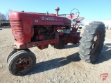 1942 Farmall M gas narrow front tractor, 540 PTO hookup, converted to 12V