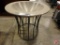 Stainless steel bird bath or gas fire pit