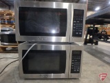 (2) Magic Chef microwaves with stainless front