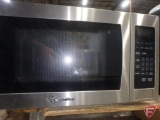 Magic Chef microwave with stainless front