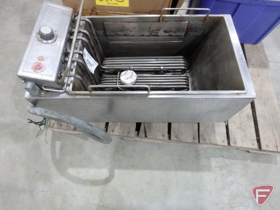 Wells F1725 countertop deep fat fryer, 3ph