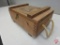 Wood shotshell box