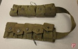 M1923 cartridge belt for M1 Garand with 12 gauge paper shells in it