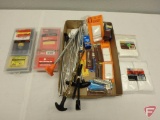 Gun cleaning supplies; rods, patches, brushes, kits (2)
