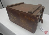 Wood ammo crate for 20mm