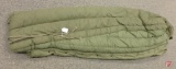 Cold weather military style sleeping bag