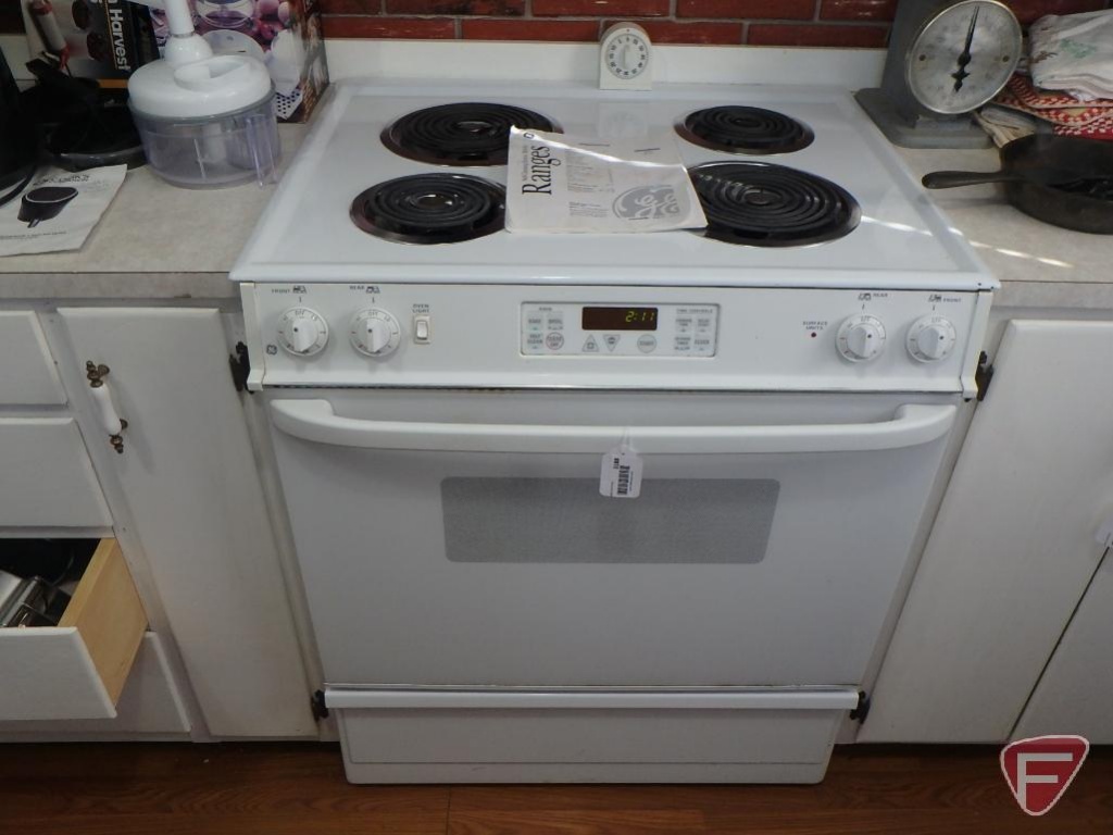 general electric 4 burner stove