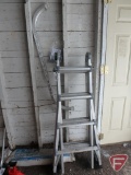 ProAdvantage all-in-one aluminum ladder with stabilizer