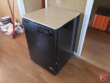 Whirlpool stand alone dishwasher on rollers model WDP350PAAB5
